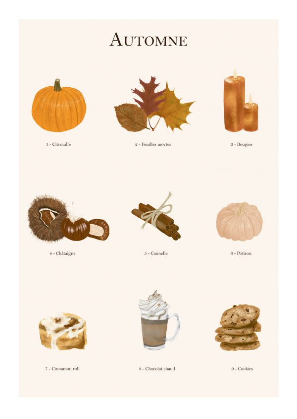Carte A5 – Automne