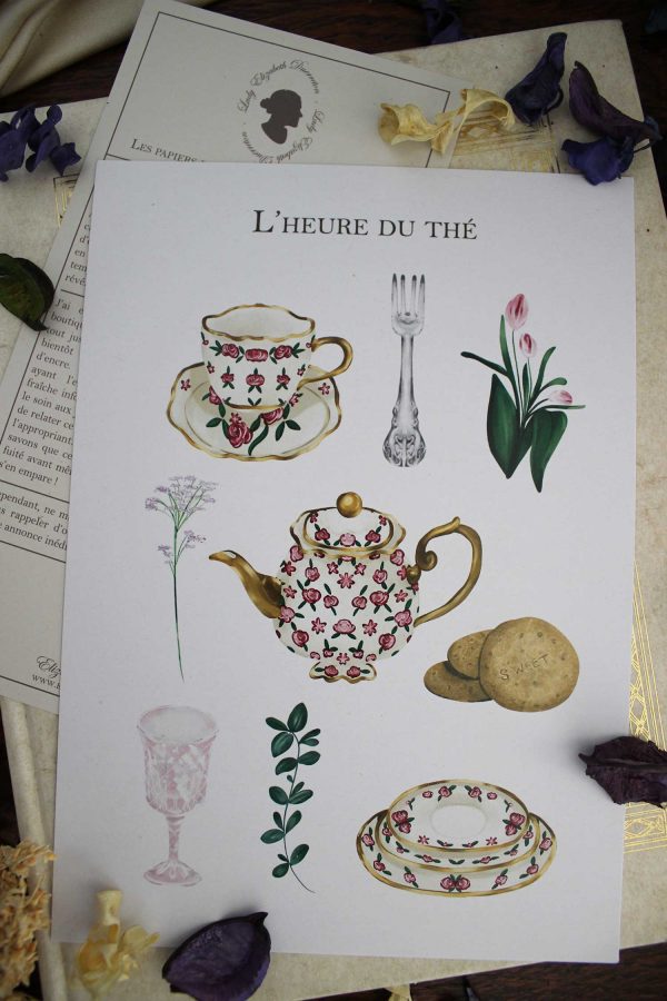 Carte A5 – L’heure du thé – Image 2
