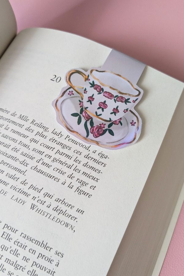 Marque-page magnétique tasse ancienne – Image 2