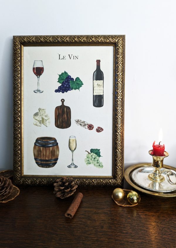Affiche A4 Le Vin – Image 3
