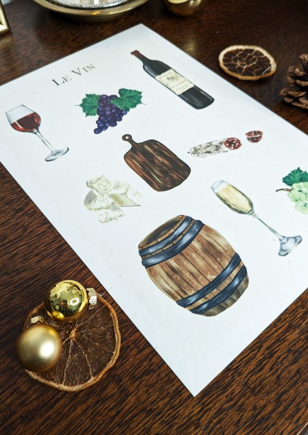 Affiche A4 Le Vin – Image 6