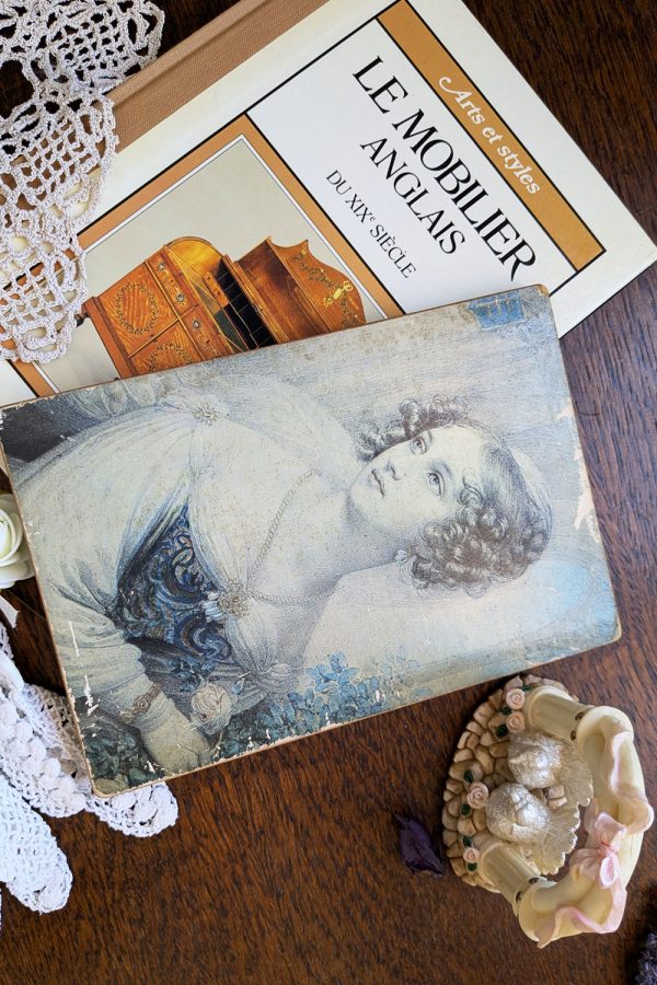 Coffret unique papeterie et trésors vintage gants crochet – Image 4