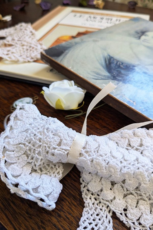 Coffret unique papeterie et trésors vintage gants crochet – Image 3